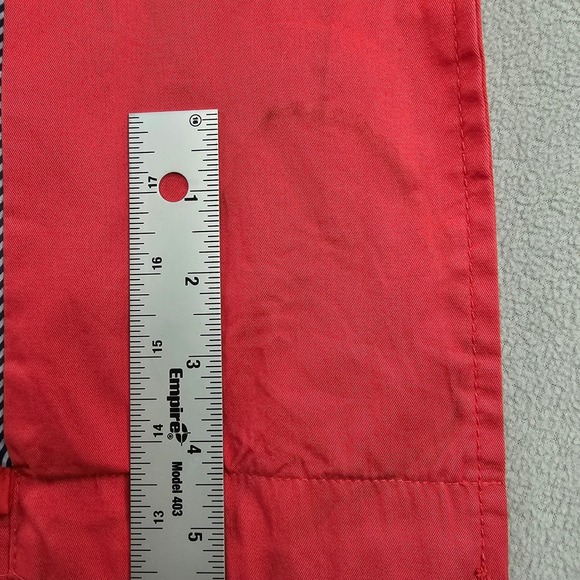 St. John's Bay Women's Size XL Red Trench Coat Double Breasted Belted Jacket - Picture 14 of 16